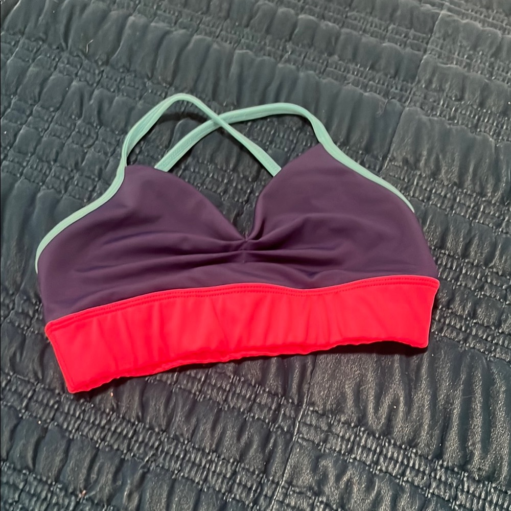 Vibrant Strappy Sports Bra